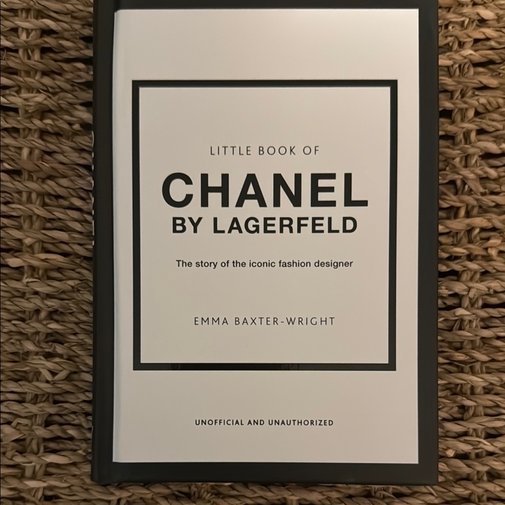 Chanel by Lagerfeld Hardcover Book